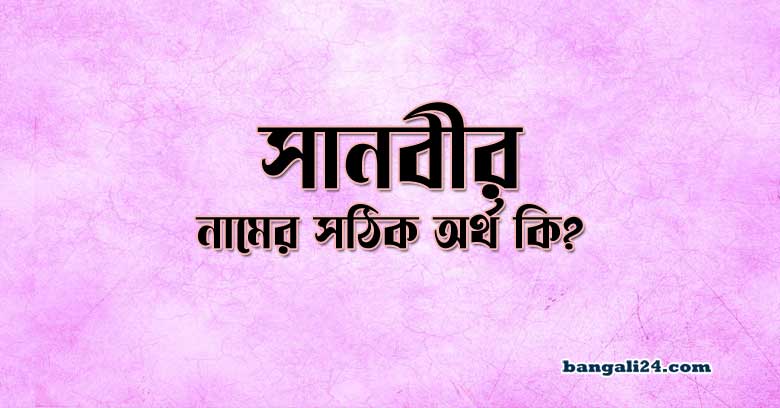 সানবীর নামের অর্থ কি
