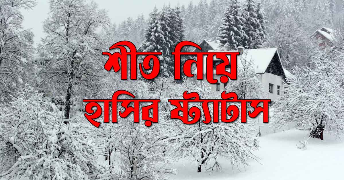 শীত নিয়ে হাসির স্ট্যাটাস